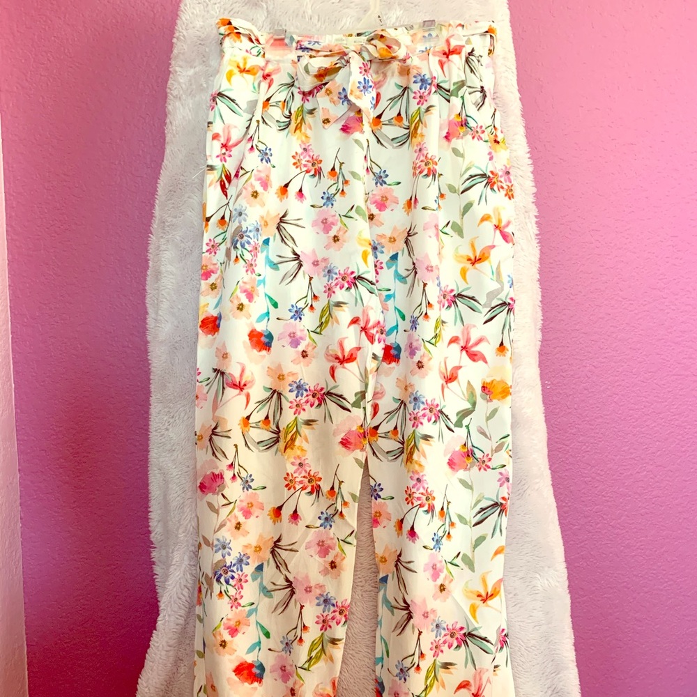 Girls’ floral pants
